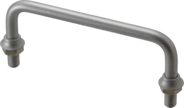Electro Hardware - Round Handle - Plain, Aluminum, 4-1/4" Center to Center - Exact Tool & Supply