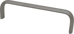 Electro Hardware - 1-3/4" High Oval Handle - Plain, Aluminum, 6" Center to Center - Exact Tool & Supply