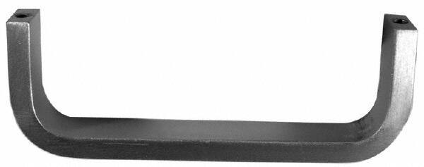 Electro Hardware - 1-1/2" High Rectangular Handle - Plain, Aluminum, 4" Center to Center - Exact Tool & Supply