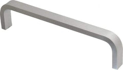 Electro Hardware - 1-1/2" High Rectangular Handle - Clear Finish, Aluminum, 6" Center to Center - Exact Tool & Supply
