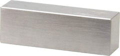 Mitutoyo - 0.45" Rectangular Steel Gage Block - Accuracy Grade 0, Includes Certificate of Inspection - Exact Tool & Supply