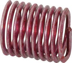 Heli-Coil - Single Insert, 3/4-10 UNC, 1-1/2D, Stainless Steel Screw Locking Insert - 9-3/8 Free Coils, 1-1/8 Inch Overall Length, 0.881 to 0.906 Inch Outside Diameter, with Tang, Bright Finish, 304 Material Grade - Exact Tool & Supply