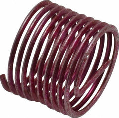 Heli-Coil - Single Insert, 3/4-16 UNF, 1D, Stainless Steel Screw Locking Insert - 9-3/4 Free Coils, 3/4 Inch Overall Length, 7/8 to 0.901 Inch Outside Diameter, with Tang, Bright Finish, 304 Material Grade - Exact Tool & Supply