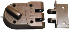 Yale - 1-1/8 to 2-1/4" Door Thickness, Brass Lacquer Finish, Jimmy Proof Rim Deadbolt - Rim Cylinder - Exact Tool & Supply