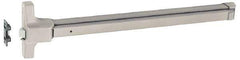 Yale - 36" Long Panic Rated, Series 7100 Exit Device Flatbar - Brushed Stainless (32D), Grade 1 - Exact Tool & Supply