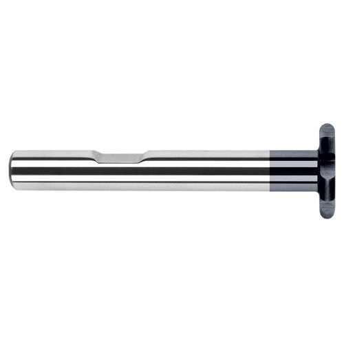 ‎1.3750″ (1-3/8″) Cutter Diameter × 0.1875″ (3/16″) Radius Carbide Full Radius Large Diameter Standard Keyseat Cutter, 6 Flutes, AlTiN Coated - Exact Tool & Supply