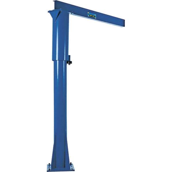 Vestil - 1,000 Lb Load Capacity, Steel Jib Crane - 6' Span - Exact Tool & Supply