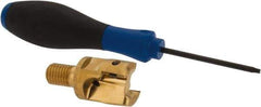 Seco - 1" Cutting Diam, Modular Connection Indexable Copy End Mill - 2 Inserts, XPKX12 Insert, R217.97 Toolholder, Steel, Through Coolant - Exact Tool & Supply