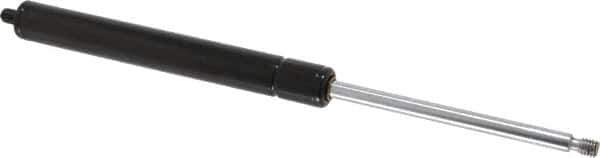 Value Collection - 0.24" Rod Diam, 0.59" Tube Diam, 40 Lb Capacity, Fixed Force Gas Spring - 9.6" Extended Length, 3.15" Stroke Length, Threaded End, Black Nitride Piston - Exact Tool & Supply
