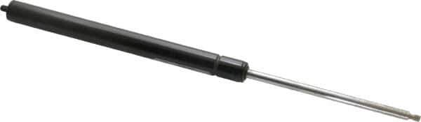 Value Collection - 0.32" Rod Diam, 0.75" Tube Diam, 20 Lb Capacity, Fixed Force Gas Spring - 15.25" Extended Length, 5" Stroke Length, Threaded End, Black Nitride Piston - Exact Tool & Supply