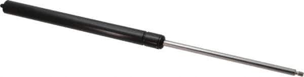 Value Collection - 0.32" Rod Diam, 0.75" Tube Diam, 120 Lb Capacity, Fixed Force Gas Spring - 17" Extended Length, 6" Stroke Length, Threaded End, Black Nitride Piston - Exact Tool & Supply