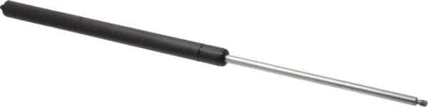 Value Collection - 0.32" Rod Diam, 0.75" Tube Diam, 120 Lb Capacity, Fixed Force Gas Spring - 19.63" Extended Length, 7" Stroke Length, Threaded End, Black Nitride Piston - Exact Tool & Supply
