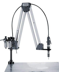 Viking Industries - 63 Inch Arm Reach, 700 RPM Speed, Pneumatic Power Tapping Arm - 1/2 Inch Tapping Capacity in Aluminum, 3/8 Inch Tapping Capacity in Mild Steel - Exact Tool & Supply