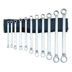 Martin Tools - 11 Pc, 3/8 - 1-1/4", 12-Point Double Offset Box Wrench Set - Exact Tool & Supply