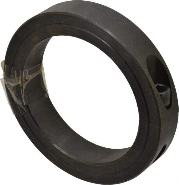 Climax Metal Products - 3-1/2" Bore, Steel, Two Piece Clamping Shaft Collar - 4-3/4" Outside Diam, 7/8" Wide - Exact Tool & Supply