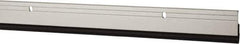 Pemko - 72" Long x 1-1/4" Wide, Head & Jamb Weatherstripping - Clear Anodized Aluminum Finish - Exact Tool & Supply