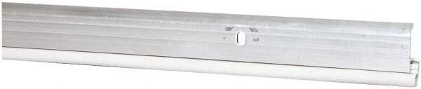 Pemko - 84" Long x 1-1/16" Wide, Head & Jamb Weatherstripping - Mill Finish Aluminum Finish - Exact Tool & Supply