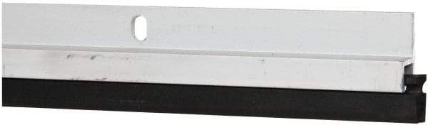 Pemko - 36" Long x 1-1/16" Wide, Heavy-Duty Head & Jamb Weatherstripping - Clear Anodized Aluminum Finish - Exact Tool & Supply