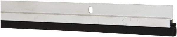 Pemko - 48" Long x 1-1/16" Wide, Heavy-Duty Head & Jamb Weatherstripping - Clear Anodized Aluminum Finish - Exact Tool & Supply