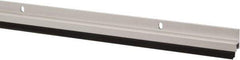 Pemko - 72" Long x 1-1/16" Wide, Heavy-Duty Head & Jamb Weatherstripping - Clear Anodized Aluminum Finish - Exact Tool & Supply