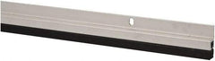 Pemko - 84" Long x 1-1/16" Wide, Heavy-Duty Head & Jamb Weatherstripping - Clear Anodized Aluminum Finish - Exact Tool & Supply