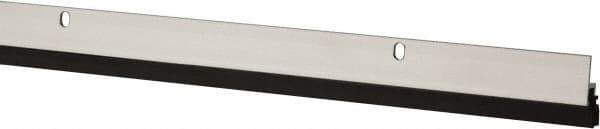 Pemko - 96" Long x 1-1/16" Wide, Heavy-Duty Head & Jamb Weatherstripping - Clear Anodized Aluminum Finish - Exact Tool & Supply