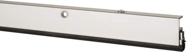 Pemko - 36" Long x 1-3/4" Wide, Adjustable Head & Jamb Weatherstripping - Clear Anodized Aluminum Finish - Exact Tool & Supply