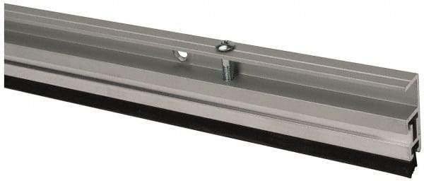 Pemko - 48" Long x 1-3/4" Wide, Adjustable Head & Jamb Weatherstripping - Clear Anodized Aluminum Finish - Exact Tool & Supply