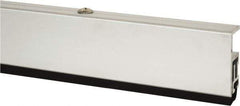Pemko - 84" Long x 1-3/4" Wide, Adjustable Head & Jamb Weatherstripping - Clear Anodized Aluminum Finish - Exact Tool & Supply