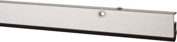 Pemko - 96" Long x 1-3/4" Wide, Adjustable Head & Jamb Weatherstripping - Clear Anodized Aluminum Finish - Exact Tool & Supply
