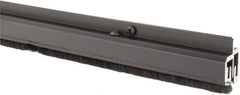 Pemko - 84" Long x 1-1/4" Wide, Adjustble Double Door Split Astragal Weatherstripping - Dark Bronze Anod. Aluminum Finish - Exact Tool & Supply