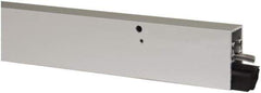 Pemko - Heavy Duty Automatic Door Bottom Sweep - Sponge Neoprene, 2-1/8" High, Clear Anodized Aluminum Coated - Exact Tool & Supply