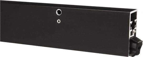 Pemko - Heavy Duty Automatic Door Bottom Sweep - Sponge Neoprene, 2-1/8" High, Dark Bronze Anodized Aluminum Coated - Exact Tool & Supply