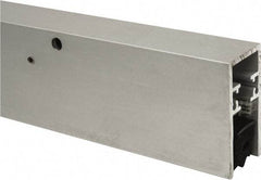Pemko - Heavy Duty Automatic Door Bottom Sweep - Sponge Neoprene, 2-1/8" High, Clear Anodized Aluminum Coated - Exact Tool & Supply