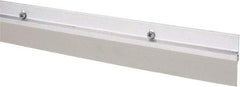 Pemko - Door Bottom Sweep - Vinyl, 1-7/8" High, Mill Finish Aluminum Coated - Exact Tool & Supply