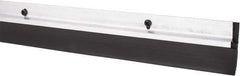 Pemko - Door Bottom Sweep with Triple Seal - Vinyl, 1-3/4" High, Mill Finish Aluminum Coated - Exact Tool & Supply