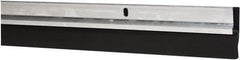 Pemko - Door Bottom Sweep with Triple Seal - Vinyl, 1-3/4" High, Mill Finish Aluminum Coated - Exact Tool & Supply