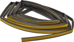 Pemko - 17' Long x 1/2" Wide, Siliconseal Self-Adhesive Weatherstripping - Dark Bronze Finish - Exact Tool & Supply