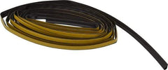 Pemko - 20' Long x 1/2" Wide, Siliconseal Self-Adhesive Weatherstripping - Dark Bronze Finish - Exact Tool & Supply