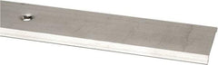 Pemko - 48" Long x 2-1/4" Wide x 3/16" High, Saddle Threshold - Mill Finish Aluminum - Exact Tool & Supply