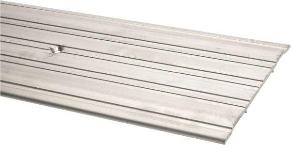 Pemko - 48" Long x 5" Wide x 1/4" High, Saddle Threshold - Mill Finish Aluminum - Exact Tool & Supply