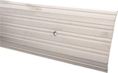 Pemko - 72" Long x 5" Wide x 1/4" High, Saddle Threshold - Mill Finish Aluminum - Exact Tool & Supply