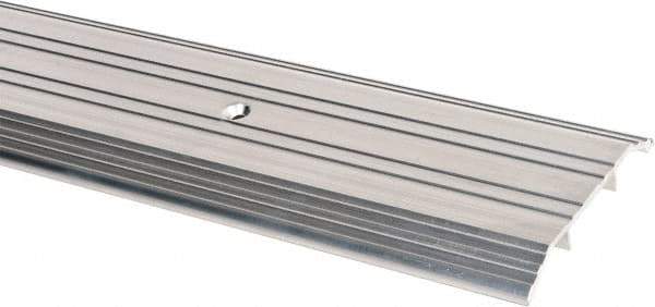 Pemko - 36" Long x 4" Wide x 1/2" High, Saddle Threshold - Mill Finish Aluminum - Exact Tool & Supply