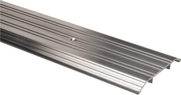 Pemko - 48" Long x 5" Wide x 1/2" High, Saddle Threshold - Mill Finish Aluminum - Exact Tool & Supply