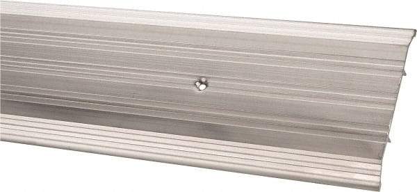 Pemko - 72" Long x 5" Wide x 1/2" High, Saddle Threshold - Mill Finish Aluminum - Exact Tool & Supply
