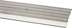 Pemko - 48" Long x 6" Wide x 1/2" High, Saddle Threshold - Mill Finish Aluminum - Exact Tool & Supply