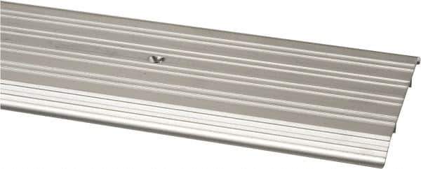 Pemko - 72" Long x 6" Wide x 1/2" High, Saddle Threshold - Mill Finish Aluminum - Exact Tool & Supply