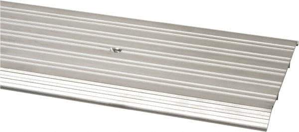 Pemko - 48" Long x 7" Wide x 1/2" High, Saddle Threshold - Mill Finish Aluminum - Exact Tool & Supply