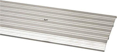 Pemko - 48" Long x 7" Wide x 1/2" High, Saddle Threshold - Mill Finish Aluminum - Exact Tool & Supply