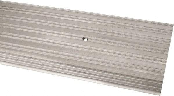 Pemko - 72" Long x 7" Wide x 1/2" High, Saddle Threshold - Mill Finish Aluminum - Exact Tool & Supply